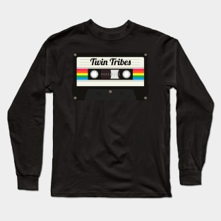 Twin Tribes / Cassette Tape Style Long Sleeve T-Shirt